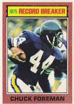 1976 Topps #3 Chuck Foreman Front