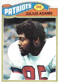 1977 Topps #139 Julius Adams Front