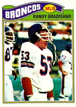 1977 Topps #179 Randy Gradishar Front