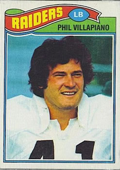 1977 Topps #24 Phil Villapiano Front