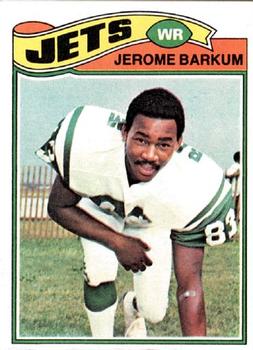 1977 Topps #254 Jerome Barkum Front