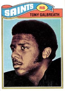 1977 Topps #257 Tony Galbreath Front