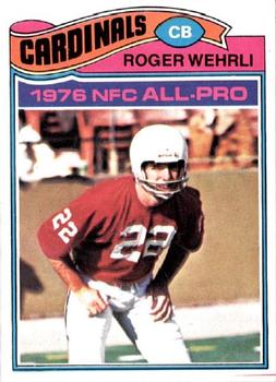 1977 Topps #290 Roger Wehrli Front