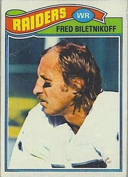 1977 Topps #295 Fred Biletnikoff Front