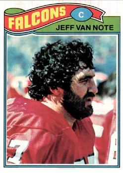 1977 Topps #327 Jeff Van Note Front