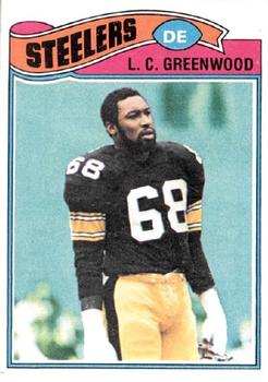 1977 Topps #355 L.C. Greenwood Front