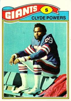1977 Topps #368 Clyde Powers Front