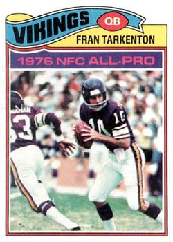 1977 Topps #400 Fran Tarkenton Front