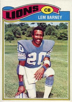 1977 Topps #433 Lem Barney Front
