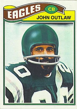 1977 Topps #466 John Outlaw Front