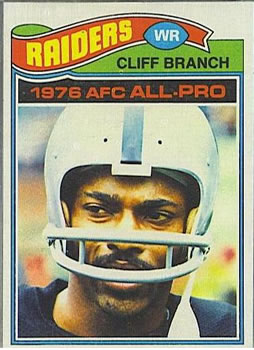 1977 Topps #470 Cliff Branch Front