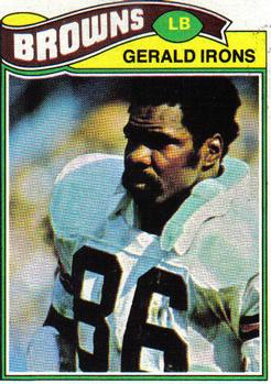 1977 Topps #517 Gerald Irons Front