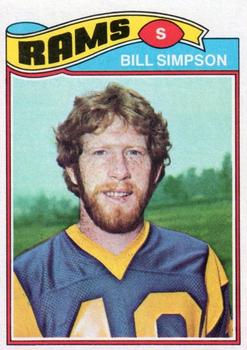 1977 Topps #406 Bill Simpson Front