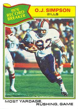 1977 Topps #453 O.J. Simpson Front