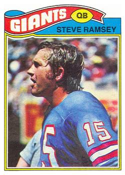1977 Topps #473 Steve Ramsey Front