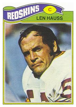 1977 Topps #478 Len Hauss Front