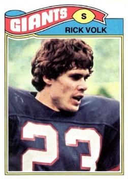 1977 Topps #8 Rick Volk Front