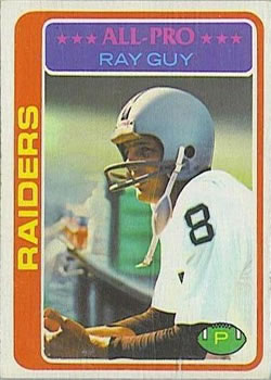 1978 Topps #260 Ray Guy Front