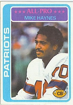1978 Topps #380 Mike Haynes Front