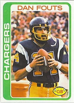 1978 Topps #499 Dan Fouts Front