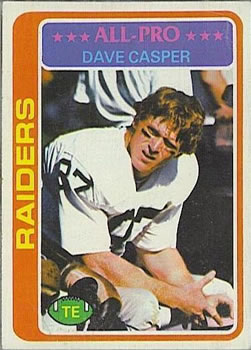 1978 Topps #50 Dave Casper Front