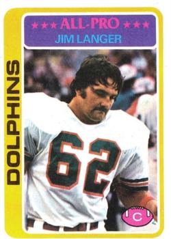 1978 Topps #70 Jim Langer Front