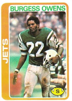 1978 Topps #121 Burgess Owens Front