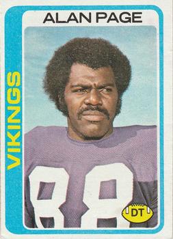 1978 Topps #406 Alan Page Front
