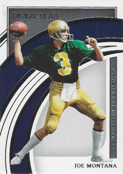 2022 Panini Immaculate Collection Collegiate #16 Joe Montana Front