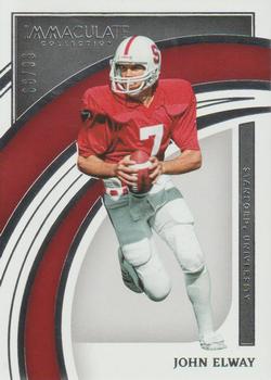 2022 Panini Immaculate Collection Collegiate #30 John Elway Front