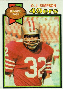 1979 Topps #170 O.J. Simpson Front