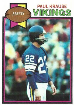 1979 Topps #489 Paul Krause Front