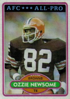 1980 Topps #110 Ozzie Newsome Front