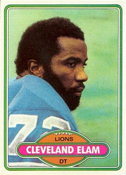 1980 Topps #27 Cleveland Elam Front