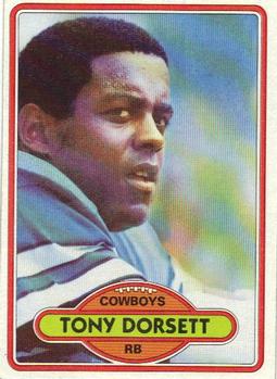 1980 Topps #330 Tony Dorsett Front