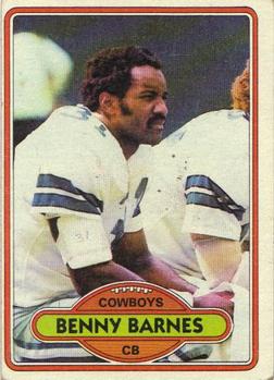 1980 Topps #393 Benny Barnes Front