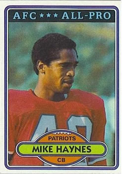 1980 Topps #415 Mike Haynes Front