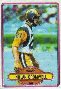 1980 Topps #423 Nolan Cromwell Front