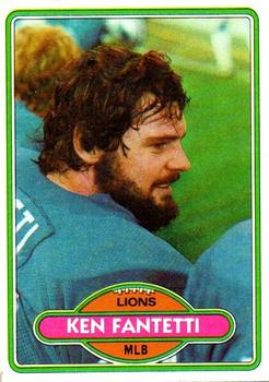 1980 Topps #444 Ken Fantetti Front