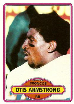 1980 Topps #448 Otis Armstrong Front