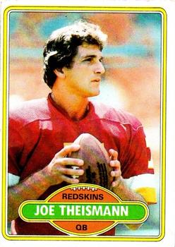 1980 Topps #475 Joe Theismann Front