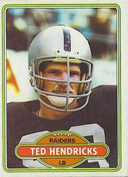 1980 Topps #489 Ted Hendricks Front
