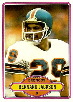 1980 Topps #521 Bernard Jackson Front