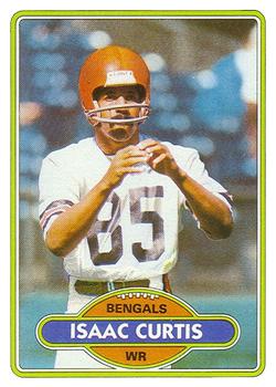 1980 Topps #17 Isaac Curtis Front