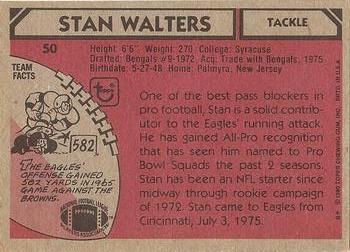1980 Topps #50 Stan Walters Back