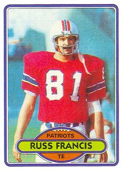 1980 Topps #80 Russ Francis Front