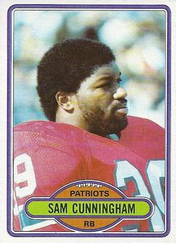 1980 Topps #119 Sam Cunningham Front