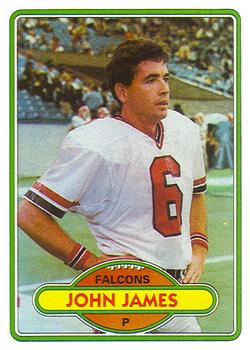 1980 Topps #126 John James Front