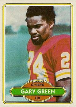 1980 Topps #133 Gary Green Front