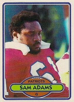 1980 Topps #139 Sam Adams Front